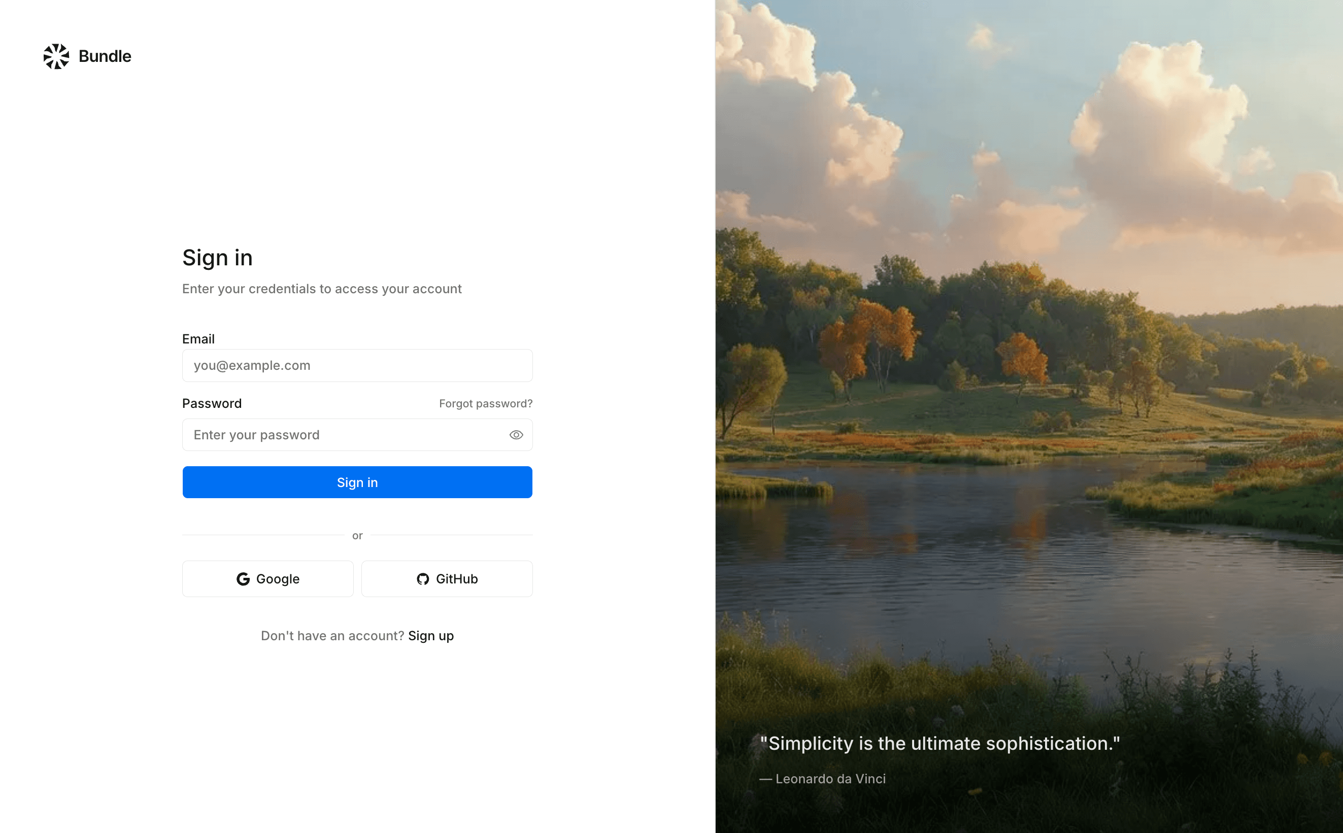 Bundle screenshot